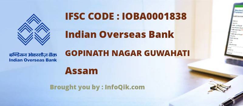 Indian Overseas Bank Gopinath Nagar Guwahati, Assam - IFSC Code