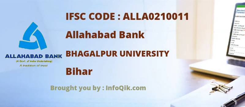 Allahabad Bank Bhagalpur University, Bihar - IFSC Code