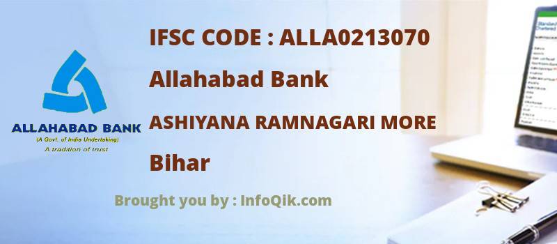 Allahabad Bank Ashiyana Ramnagari More, Bihar - IFSC Code