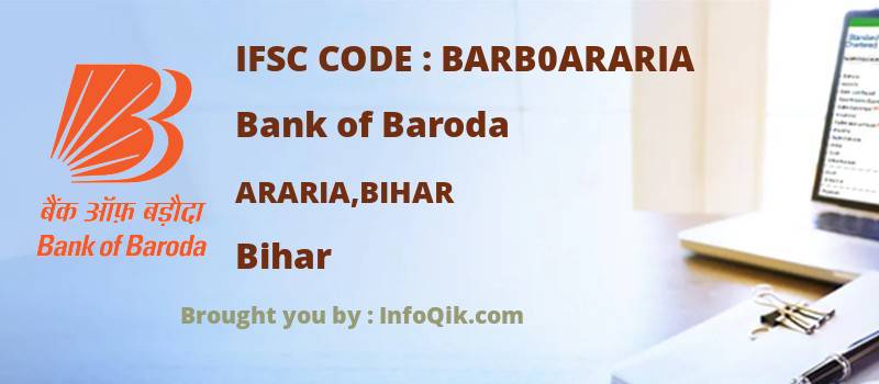 Bank of Baroda Araria,bihar, Bihar - IFSC Code