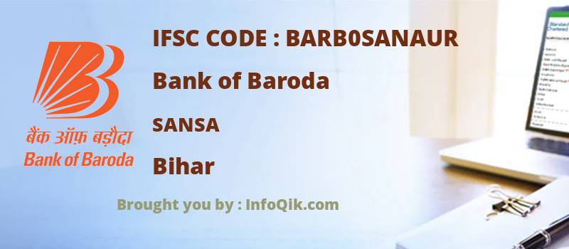 Bank of Baroda Sansa, Bihar - IFSC Code