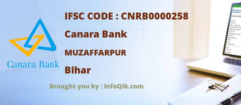 Canara Bank Muzaffarpur, Bihar - IFSC Code