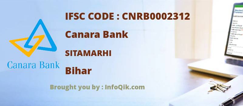 Canara Bank Sitamarhi, Bihar - IFSC Code