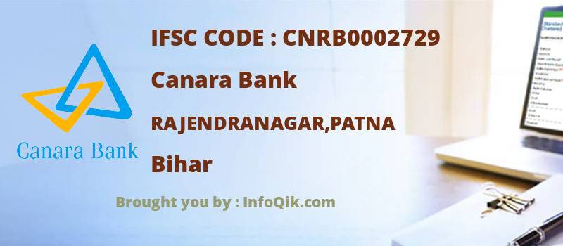 Canara Bank Rajendranagar,patna, Bihar - IFSC Code