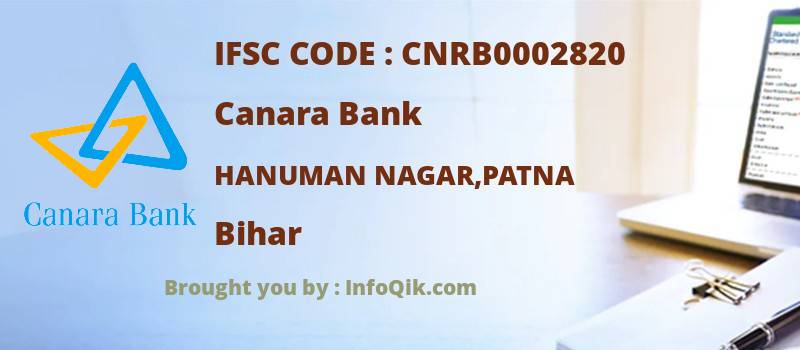 Canara Bank Hanuman Nagar,patna, Bihar - IFSC Code