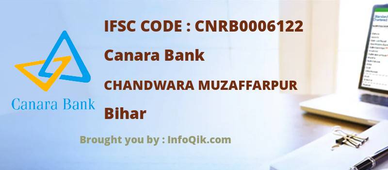 Canara Bank Chandwara Muzaffarpur, Bihar - IFSC Code