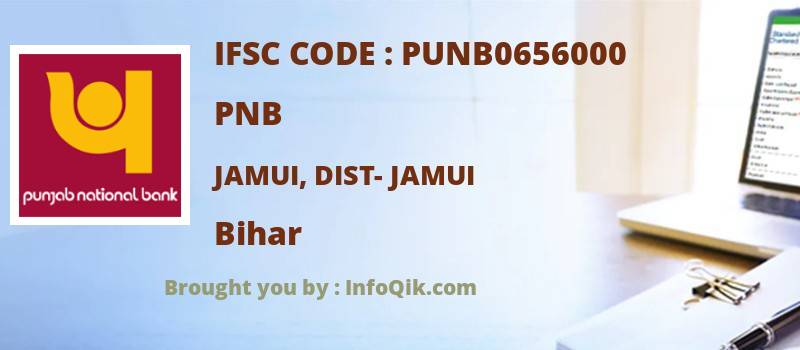 PNB Jamui, Dist- Jamui, Bihar - IFSC Code