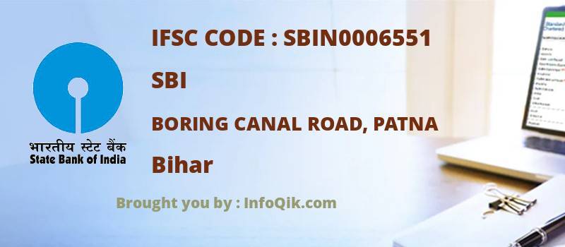 SBI Boring Canal Road, Patna, Bihar - IFSC Code