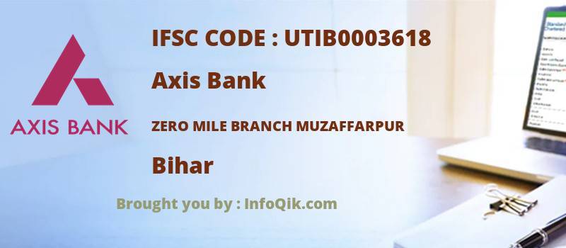 Axis Bank Zero Mile Branch Muzaffarpur, Bihar - IFSC Code