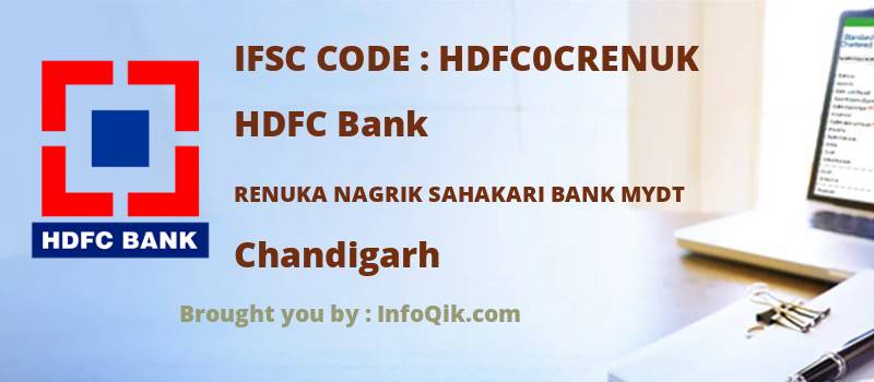 HDFC Bank Renuka Nagrik Sahakari Bank Mydt, Chandigarh - IFSC Code