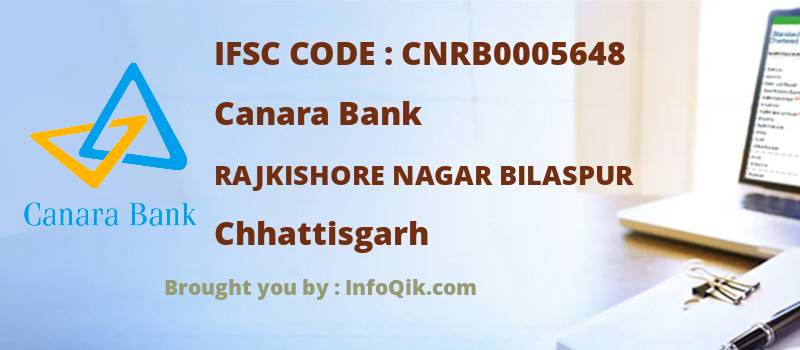 Canara Bank Rajkishore Nagar Bilaspur, Chhattisgarh - IFSC Code