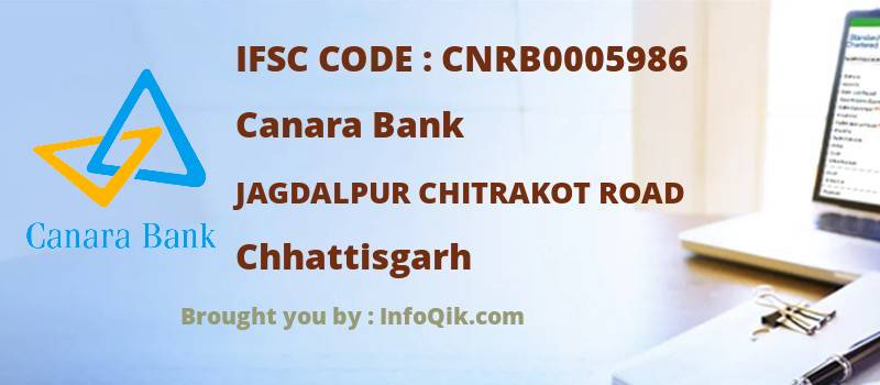 Canara Bank Jagdalpur Chitrakot Road, Chhattisgarh - IFSC Code