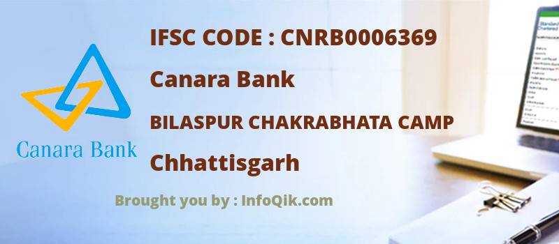 Canara Bank Bilaspur Chakrabhata Camp, Chhattisgarh - IFSC Code