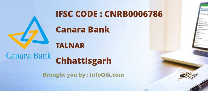 Canara Bank Talnar, Chhattisgarh - IFSC Code