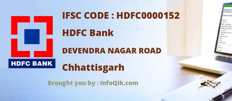 HDFC Bank Devendra Nagar Road, Chhattisgarh - IFSC Code