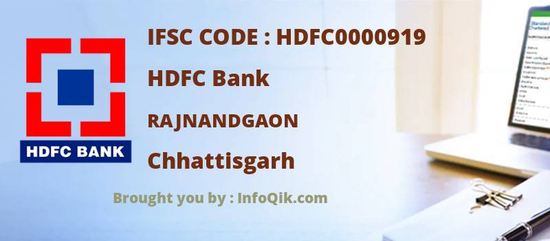 HDFC Bank Rajnandgaon, Chhattisgarh - IFSC Code