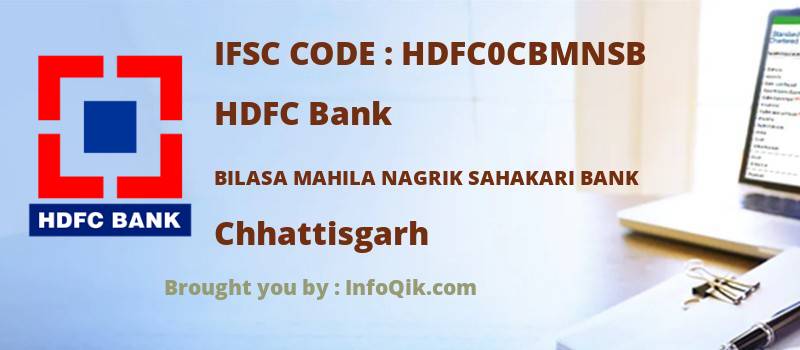 HDFC Bank Bilasa Mahila Nagrik Sahakari Bank, Chhattisgarh - IFSC Code