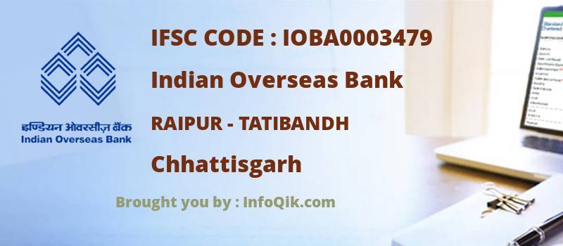 Indian Overseas Bank Raipur - Tatibandh, Chhattisgarh - IFSC Code