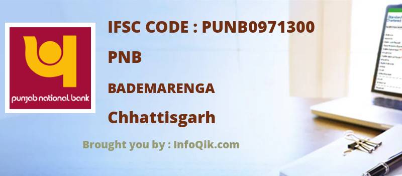 PNB Bademarenga, Chhattisgarh - IFSC Code