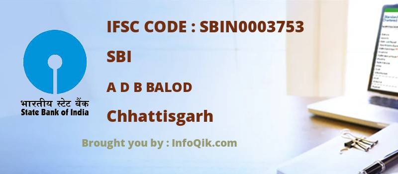 SBI A D B Balod, Chhattisgarh - IFSC Code