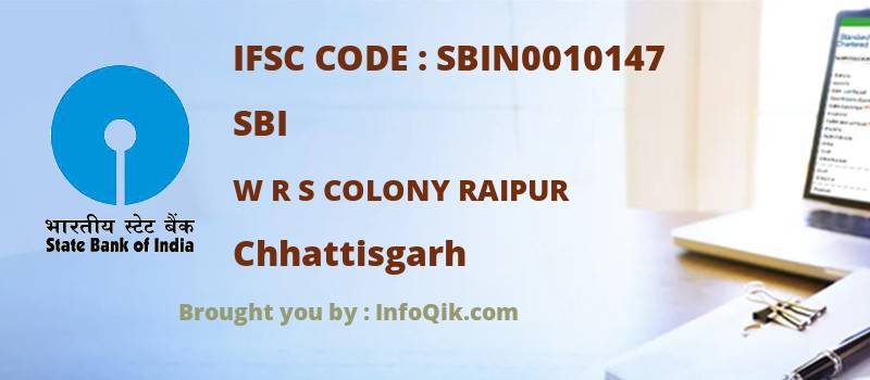 SBI W R S Colony Raipur, Chhattisgarh - IFSC Code