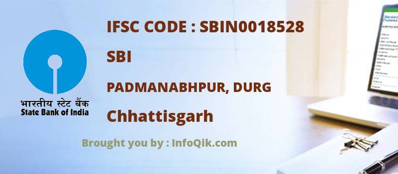 SBI Padmanabhpur, Durg, Chhattisgarh - IFSC Code