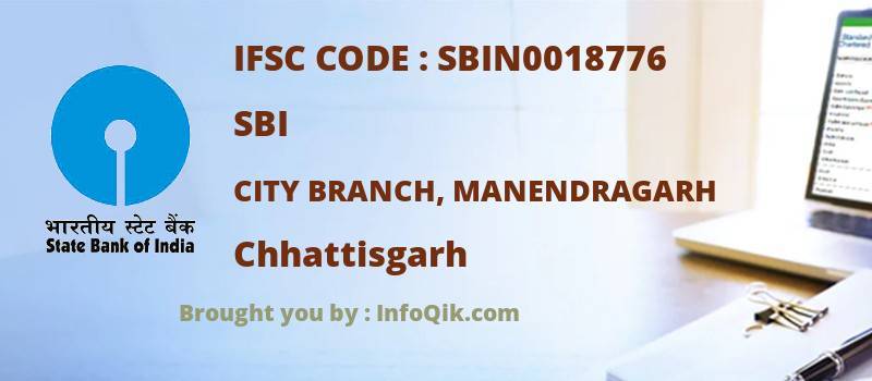 SBI City Branch, Manendragarh, Chhattisgarh - IFSC Code