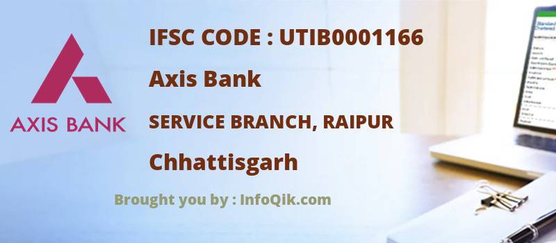 Axis Bank Service Branch, Raipur, Chhattisgarh - IFSC Code