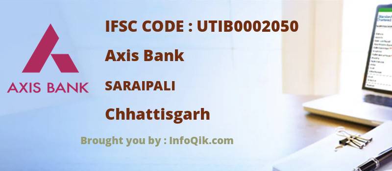 Axis Bank Saraipali, Chhattisgarh - IFSC Code