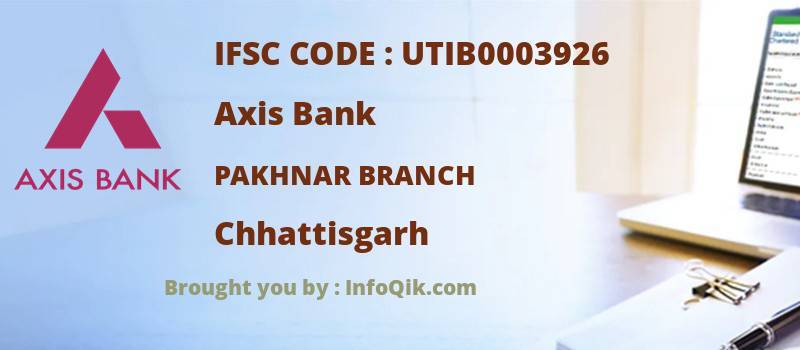 Axis Bank Pakhnar Branch, Chhattisgarh - IFSC Code