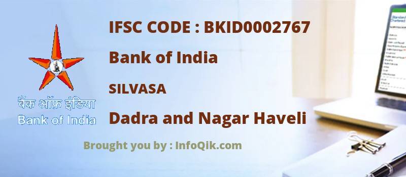 Bank of India Silvasa, Dadra and Nagar Haveli - IFSC Code