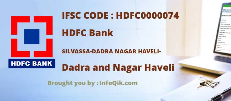 HDFC Bank Silvassa-dadra Nagar Haveli-, Dadra and Nagar Haveli - IFSC Code