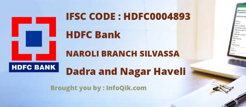 HDFC Bank Naroli Branch Silvassa, Dadra and Nagar Haveli - IFSC Code