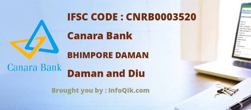 Canara Bank Bhimpore Daman, Daman and Diu - IFSC Code