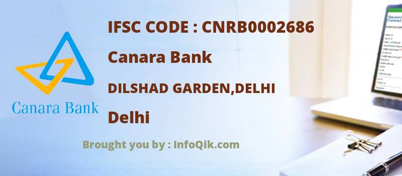 Canara Bank Dilshad Garden,delhi, Delhi - IFSC Code
