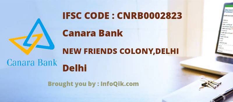 Canara Bank New Friends Colony,delhi, Delhi - IFSC Code