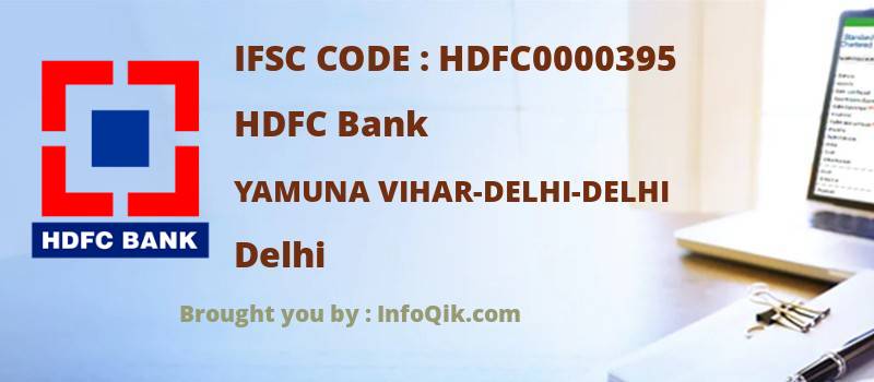 HDFC Bank Yamuna Vihar-delhi-delhi, Delhi - IFSC Code