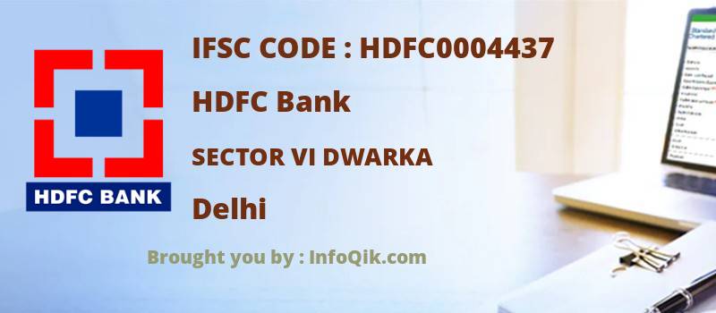 HDFC Bank Sector Vi Dwarka, Delhi - IFSC Code