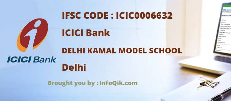 ICICI Bank Delhi Kamal Model School, Delhi - IFSC Code
