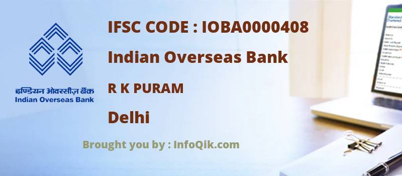 Indian Overseas Bank R K Puram, Delhi - IFSC Code