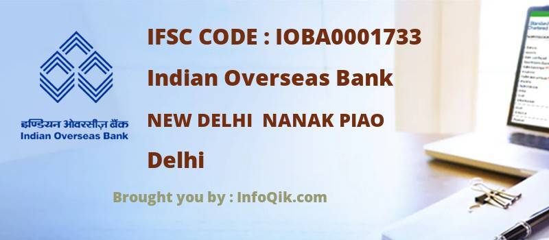 Indian Overseas Bank New Delhi  Nanak Piao, Delhi - IFSC Code