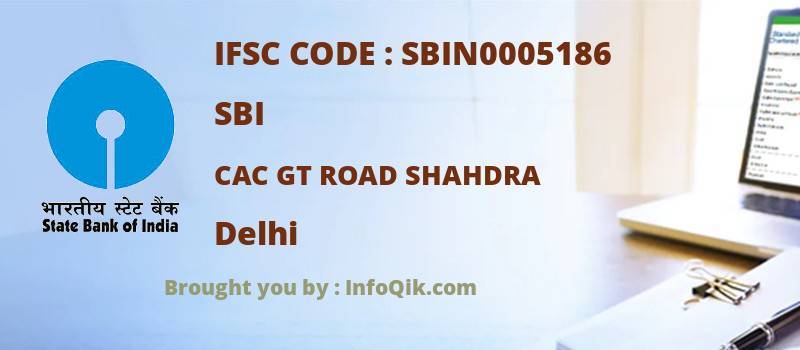 SBI Cac Gt Road Shahdra, Delhi - IFSC Code