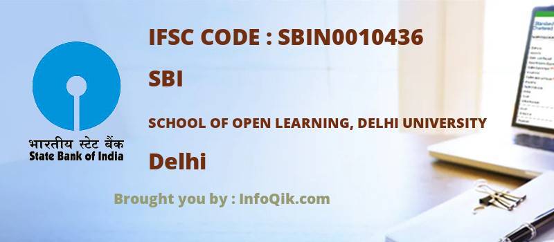 SBI School Of Open Learning, Delhi University, Delhi - IFSC Code