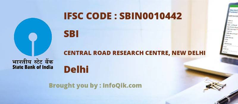 SBI Central Road Research Centre, New Delhi, Delhi - IFSC Code