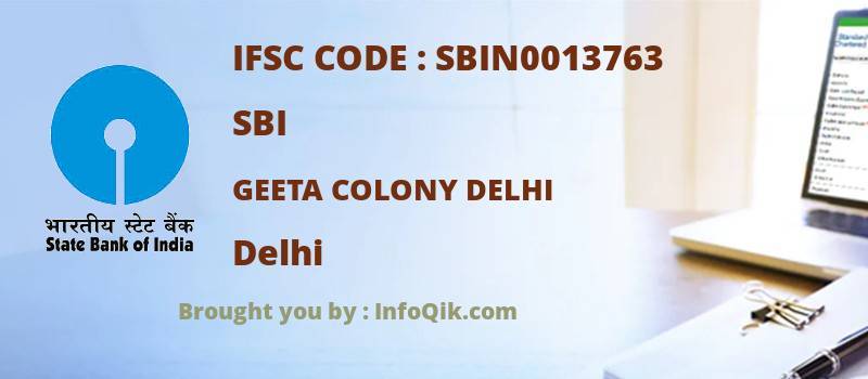 SBI Geeta Colony Delhi, Delhi - IFSC Code