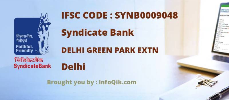 Syndicate Bank Delhi Green Park Extn, Delhi - IFSC Code