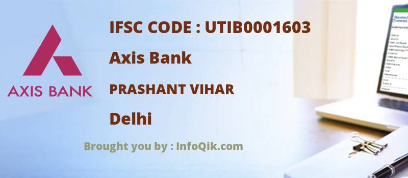 Axis Bank Prashant Vihar, Delhi - IFSC Code