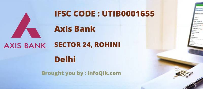 Axis Bank Sector 24, Rohini, Delhi - IFSC Code