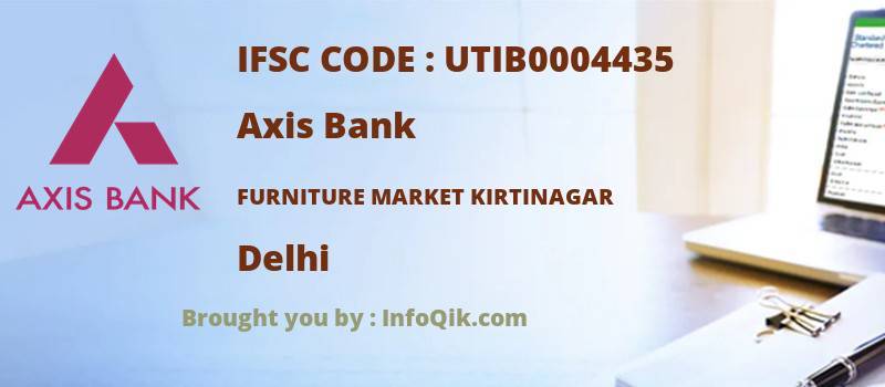 Axis Bank Furniture Market Kirtinagar, Delhi - IFSC Code