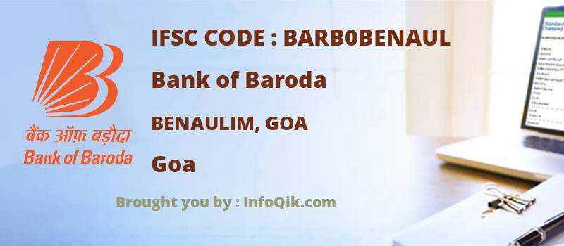 Bank of Baroda Benaulim, Goa, Goa - IFSC Code